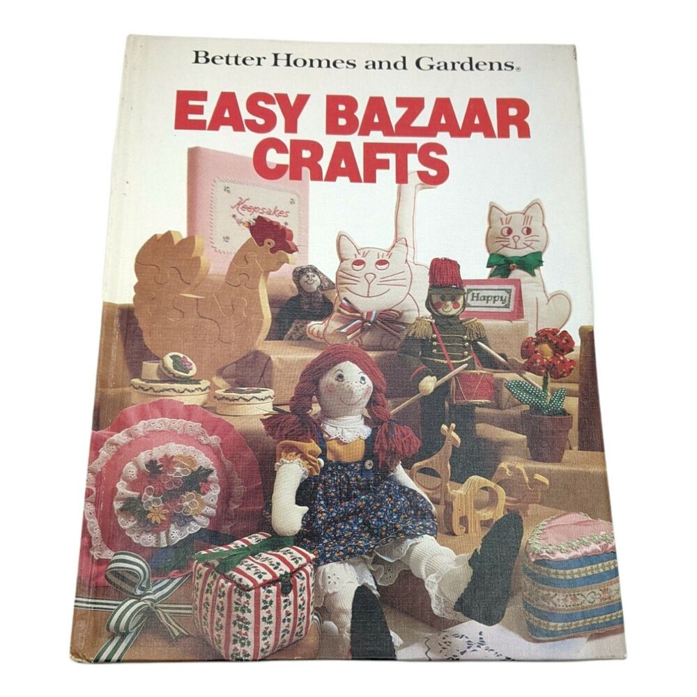 Better Homes and Gardens Easy Bazaar Crafts DIY Christmas Holiday Vintage